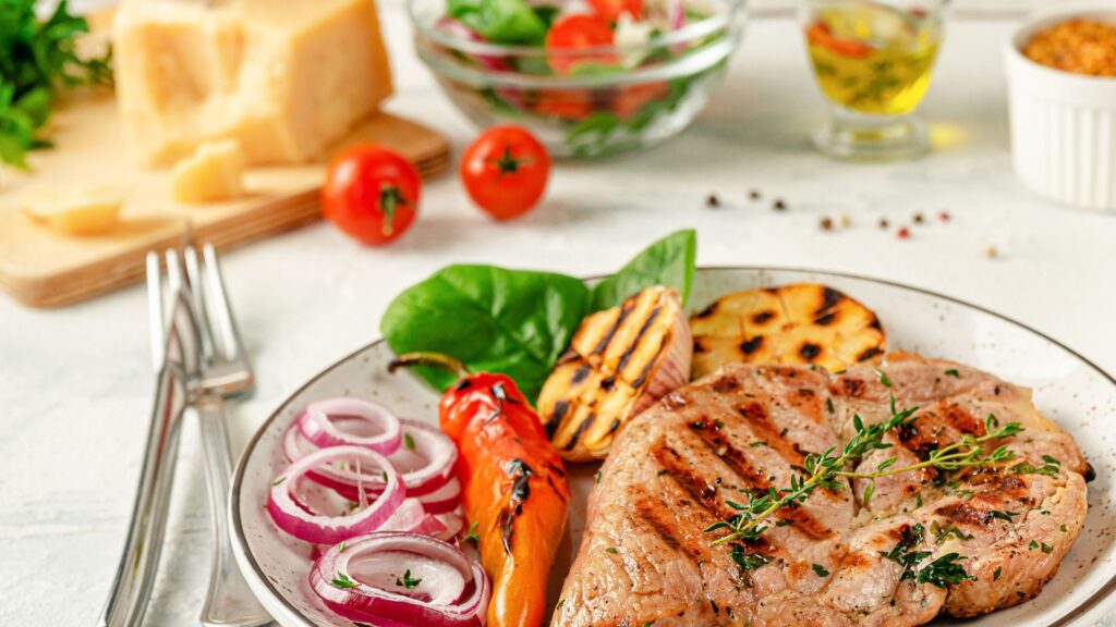 Dieta ketogeniczna - Przykadłowy posiłek
